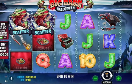 Big Bass Halloween Game Slot Online!